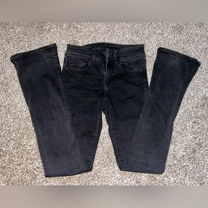 AEO mid-rise stretch flare. Gently worn. 00 Long